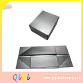 Recycled High Quality OEM folding silver cardboard boxes with magnet